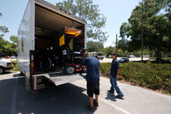 Buena Vista Scooters and ECV rentals Loading truck